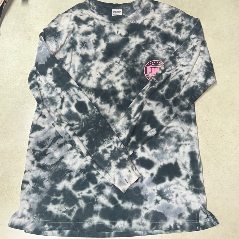 PINK Victoria’s Secret Women’s Long Sleeve Tee XS Extra Small Love Pink
